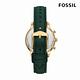 FOSSIL Neutra 大器優雅晶鑽計時女錶 綠色真皮錶帶 36MM ES5239 product thumbnail 4