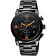 VOGUE 嶄新系列品味計時腕錶-黑x橘/42mm product thumbnail 2