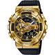 CASIO 卡西歐 G-SHOCK 重金屬工業風雙顯錶 送禮首選-黑金 GM-110G-1A9 product thumbnail 2