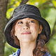 【Sunlead】晴雨兩用款。防潑水輕量感抗UV防曬寬緣遮陽軟帽 (黑色) product thumbnail 3