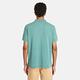 Timberland 男款藍綠色休閒短袖Polo衫|A6R29CL6 product thumbnail 3