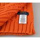POLO RALPH LAUREN泰迪熊刺繡LOGO羊毛/聚酯纖維混紡麻花針織圍巾(橘) product thumbnail 3