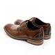 GEORGE 喬治皮鞋 氣墊系列 素面牛皮綁帶木紋核心氣墊紳士鞋-棕色 product thumbnail 5