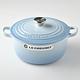 Le Creuset 圓形鑄鐵鍋 22cm 3.3L 海岸藍 法國製 product thumbnail 3