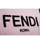 FENDI 新款FENDI ROMA字母霧粉紅色羊絨圍巾 product thumbnail 4