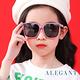 ALEGANT樂時尚鸚鵡粉兒童專用輕量矽膠彈性太陽眼鏡/UV400方框偏光墨鏡 product thumbnail 3