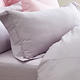 Cozy inn 簡單純色-丁香紫 特大四件組 200織精梳棉薄被套床包組 product thumbnail 6
