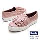 Keds TRIPLE RUFFLE 麂皮荷葉休閒鞋-玫瑰色 product thumbnail 6