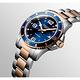LONGINES 浪琴 官方授權 深海征服者300米潛水石英錶-藍x雙色版/41mm L3.740.3.98.7 product thumbnail 3