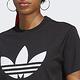 Adidas Trefoil Tee IB7421 女 短袖上衣 T恤 運動 休閒 棉質 舒適 穿搭 亞洲版 黑 product thumbnail 5