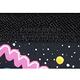 LONGCHAMP 聯名系列 Jeremy Scott 短提把旅行袋(大/黑+粉紅) product thumbnail 7