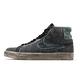 Nike 滑板鞋 Blazer Mid Premium 男鞋 SB 舒適 避震 仿舊設計 球鞋 穿搭 黑 灰 DA1839001 product thumbnail 2