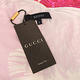 GUCCI 印花圖樣單肩水袖洋裝(桃紅色) product thumbnail 4