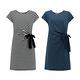 OUWEY歐薇 條紋設計蝴蝶結質感連身裙(黑/藍)3212177705 product thumbnail 5