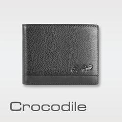 Crocodile Classic 經典系列荔紋軟皮短夾 0103-3352