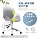 E-home Warren沃倫PU淺曲木可調式電腦椅-灰色 product thumbnail 7