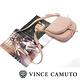 VINCE CAMUTO 個性時尚 皮革拉鍊式半圓型側背包-棕色 product thumbnail 7
