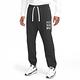 Nike 長褲 NSW Fleece Jogger 男款 黑 白 內刷毛 抽繩 束口 刺繡 保暖 棉褲 DQ4082-010 product thumbnail 4