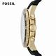 FOSSIL FB - 03 三眼計時潛水男錶 黑色矽膠錶帶 46MM FS5729 product thumbnail 3