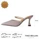 Tino Bellini 尖頭鑽飾高跟穆勒鞋FZ2V002(閃耀紫) product thumbnail 2