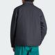 Adidas P ESS+ C FZ 男 黑色 休閒 穿搭 鋪棉 口袋 風衣 外套 IR7736 product thumbnail 3