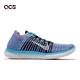 Nike 慢跑鞋 Free RN Run Flyknit 女鞋 針織鞋面 輕量 透氣 路跑 健身 藍 黑 831070401 product thumbnail 3