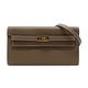 Hermes Kelly To Go 金釦肩背長夾斜背包(灰) product thumbnail 2