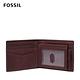 FOSSIL Everett 真皮大零錢袋皮夾-茄色 ML4466540 product thumbnail 3