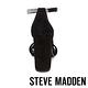 STEVE MADDEN-CARRSON-R 麂皮水鑽一字踝帶粗高跟涼鞋-黑色 product thumbnail 4