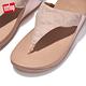 【FitFlop】LULU GLITZ TOE-POST SANDALS 金屬亮粉夾腳涼鞋-女(玫瑰鹽) product thumbnail 6