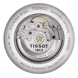 TISSOT 天梭 Tradition  古典小秒針機械錶-黑/40mm