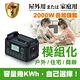 日本KOTSURU 8馬赫 2000W便攜模組化儲能電瓶 戶外/住宅/商辦 一主機1536Wh product thumbnail 5