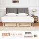 時尚屋 奧爾頓橡木6尺床箱型3件組-床箱+床底+床頭櫃(不含床墊) product thumbnail 3