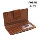 FOSSIL Logan 真皮扣式RFID防盜中長夾-彩色拼接 SL8225194 product thumbnail 3