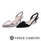 Vince Camuto 真皮素面典雅尖頭中跟鞋-銀色 product thumbnail 7