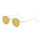 ALEGANT歐美度假風珊瑚黃圓框造型墨鏡│UV400太陽眼鏡│棕櫚灘的日光假期 product thumbnail 4