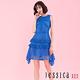 JESSICA RED - 多層次蕾絲簍空無袖洋裝（藍） product thumbnail 4