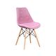 E-home EMSFC北歐布面拉扣軟墊櫸木腳餐椅-三色可選 product thumbnail 2