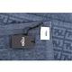 FENDI 灰藍色雙F織紋羊毛圍巾(100%LANA) product thumbnail 6