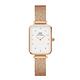 Daniel Wellington DW 手錶 Quadro Lumine 20X26-星辰系列水晶麥穗編織方錶-白錶盤-三色任選 DW00100527 product thumbnail 3