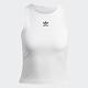 ADIDAS TANK RIB 三葉草 女運動背心-白-IB9111 product thumbnail 4