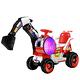 TECHONE MOTO36 兒童電動挖土機可騎可坐男女孩玩具車電瓶工程車遙控車 product thumbnail 2