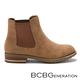 BCBGeneration 曼哈頓經典 麂皮金屬線條短筒靴-棕色 product thumbnail 2