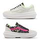 Vans 休閒鞋 Old Skool Over 男鞋 女鞋 米白 黑 螢光綠 麂皮 厚底 增高 VN0A7Q5E6GL product thumbnail 2