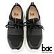 【bac】拼色異材質綁鞋帶休閒鞋-黑色 product thumbnail 4