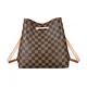 LV N40198 NEONOE棋盤格LOGO Damier Ebène帆布束口肩背斜背包(粉) product thumbnail 3