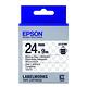 EPSON C53S656406 LK-6TBN透明系列透明底黑字標籤帶(寬度24mm) product thumbnail 2