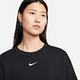 NIKE 上衣 女款 長袖上衣 大學T 運動 寬鬆 AS W NSW PHNX FLC OS CREW 黑 DQ5734-010 product thumbnail 3