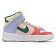 Nike 休閒鞋 Dunk High Up 運動 女鞋 高筒 色塊拼接 厚底 皮革 舒適 穿搭 彩 DH3718-700 product thumbnail 3