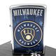 ZIPPO 美系~MLB美國職棒大聯盟-國聯-Milwaukee Brewers密爾瓦基釀酒人隊 product thumbnail 2